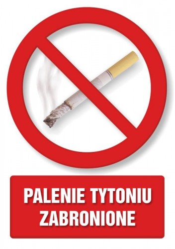 Znak - Palenie tytoniu zabronione